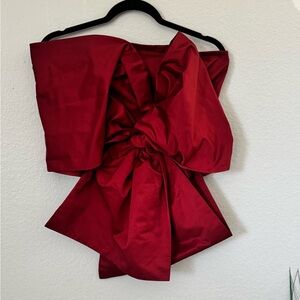 Zara Vibrant Red Top